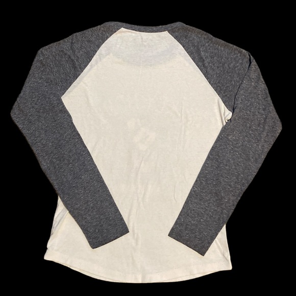 SPAO x Disney Bewildered Thinking Mickey Mouse Raglan T-Shirt Baseball Tee Small - Picture 2 of 9